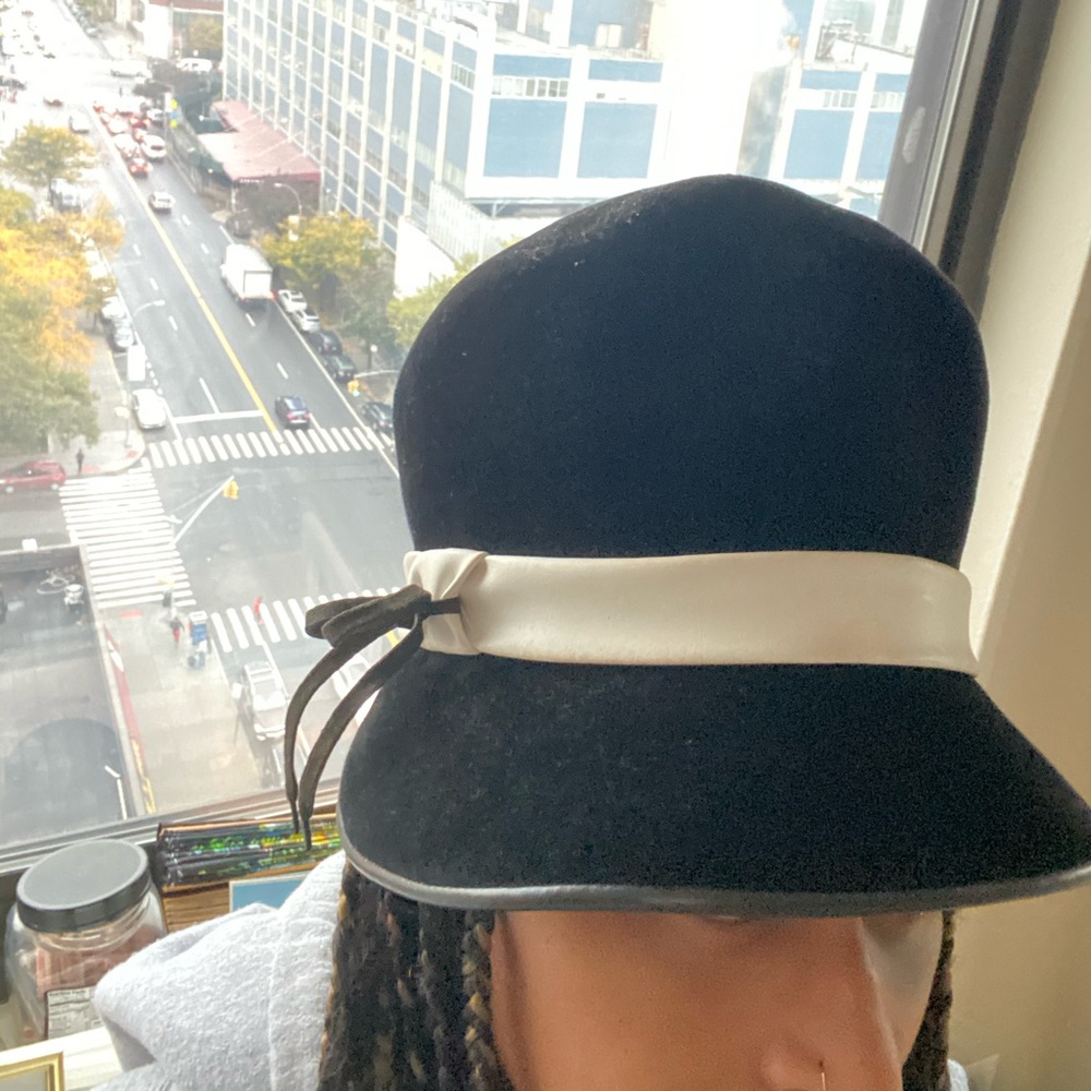 Vintage Black Bucket Hat
